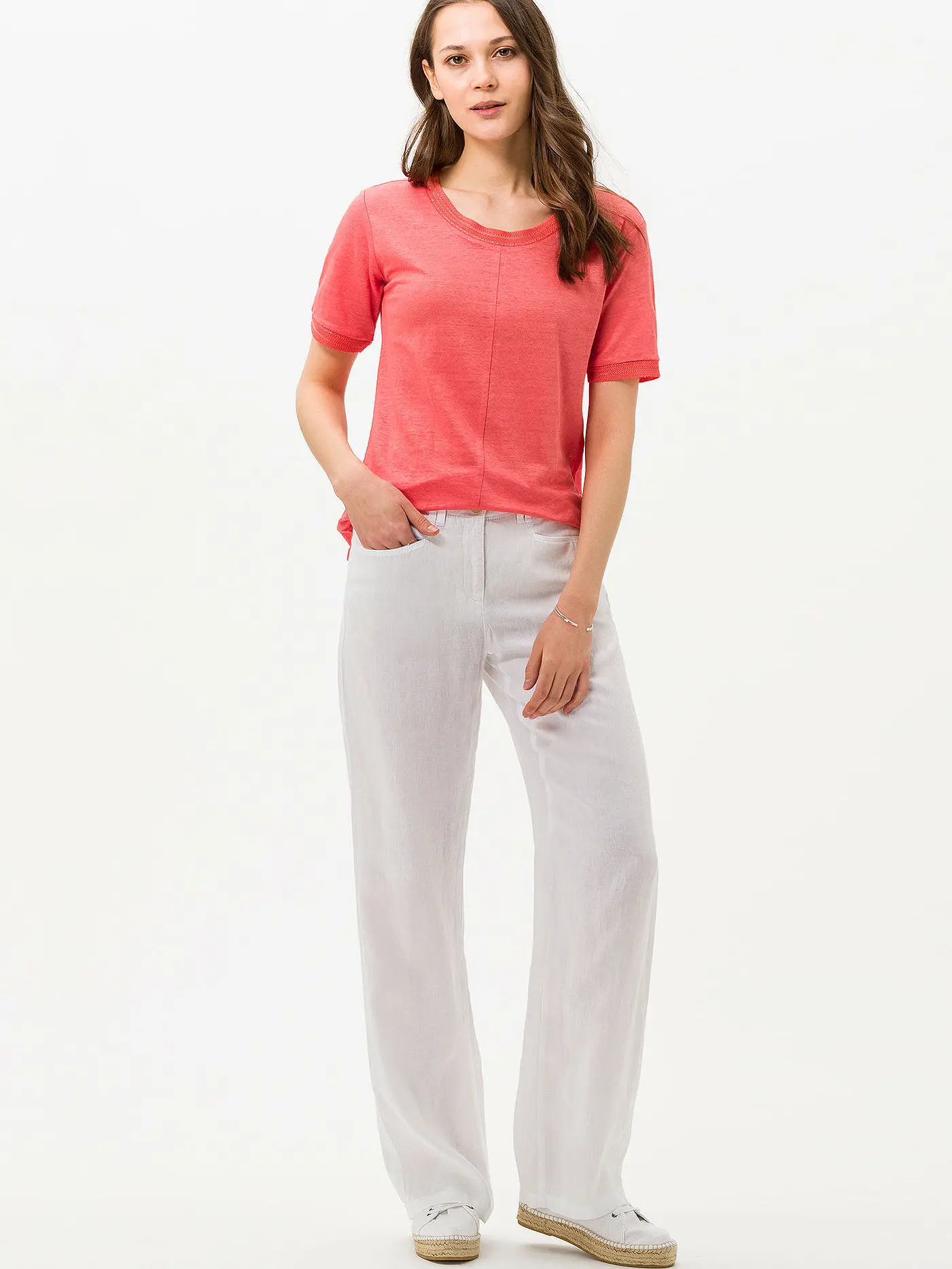 BRAX | Leinen T-Shirt CATHY | 